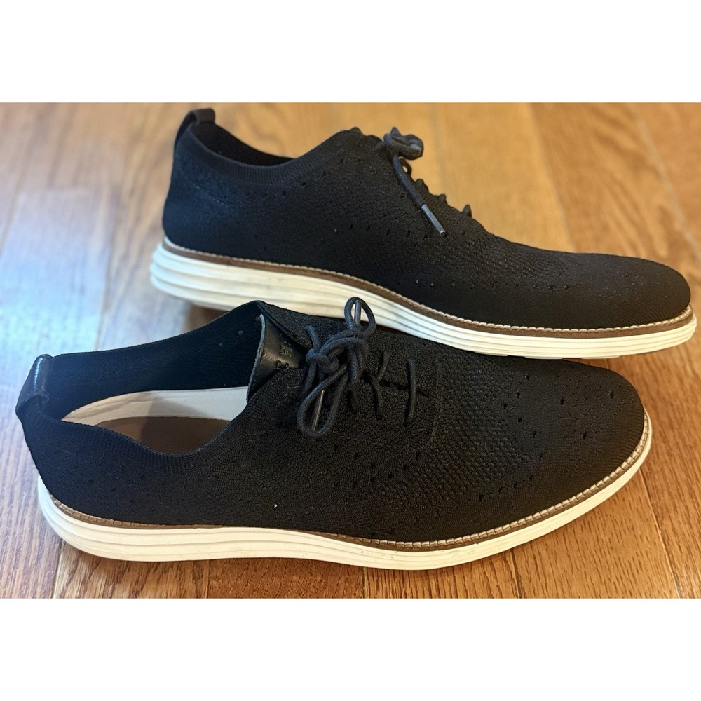 COLE HAAN ORIGINAL GRAND STITCHLITE WINGTIP OXFORDS C27959~BLACK~MEN'S 11 M